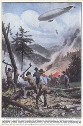 Les dirigeables contre le feu
