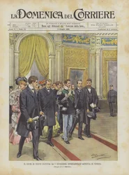 Le comte de Turin inaugure la Vème exposition internationale artistique de Venise
