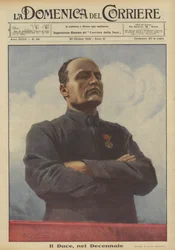 Le Duce, dans le Décennale