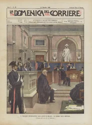Le procès Notarbartolo aux assises de Milan, la cage des accusés