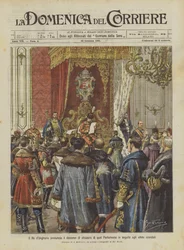 Le Roi de Hongrie prononce le discours de clôture de ce Parlement suite aux derniers scandales