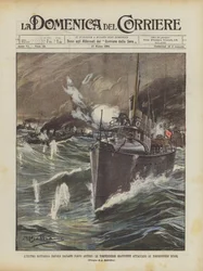 La dernière bataille navale devant Port Arthur, les torpilleurs japonais attaquent les torpilleurs russes