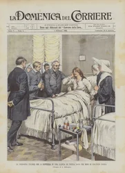 Mademoiselle Fischer qui se réveille dans une clinique de Vienne après trois mois de sommeil continu