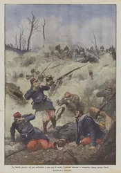 La sale guerre, avec des gaz asphyxiants et non des armes, les Allemands réussissent à conquérir des tranchées près d