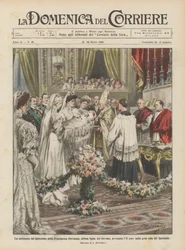 La cérémonie du baptême de la princesse Giovanna, dernière fille des souverains, le 11