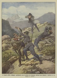 Les tragédies en haute montagne, garde-chasse qui pour arrêter deux braconniers dans les Alpes Setsch