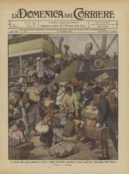 Les événements de la guerre italo-turque, arrivée à Naples des Italiens, principalement des ouvriers