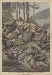 La mort héroïque du colonel Viola, frappé au front alors qu