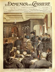 Maria Tarnowska en procès à Venise, illustration d