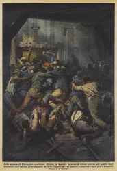 Dans la mine de Waterschei-sous-Genk (Belgique) en flammes, la scène de terreur autour des cages