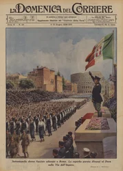 Soixante-dix mille femmes fascistes réunies à Rome