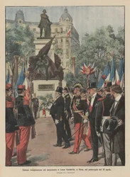 Inauguration solennelle du monument à Léon Gambetta, à Nice, l