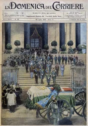 La bénédiction des restes mortels du duc d