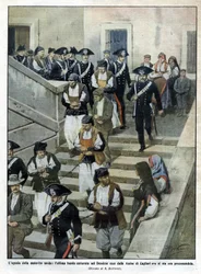 Le dernier gang de malfrats sardes quittant la Cour d