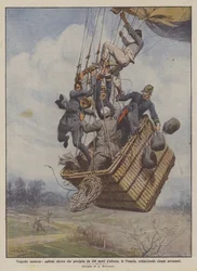 Tragédies modernes, ballon sphérique tombant de 250 mètres de hauteur en France, écrasant cinq aéronautes