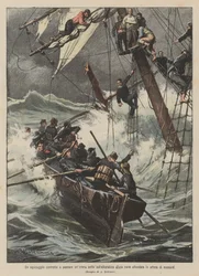 Un équipage contraint de passer une nuit entière sur le mât d