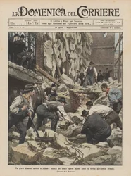Un grave désastre de construction à Milan, recherche des douze ouvriers ensevelis sous les ruines du bâtiment effondré