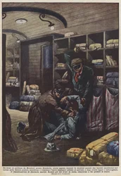 Un train partant de Merzdorf, près de Breslau, venait de quitter la gare lorsque deux