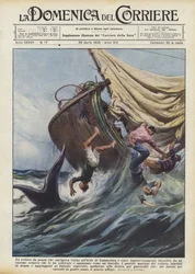 Un voilier de pêche naviguant près de l