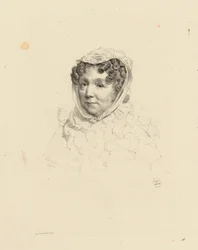 Portrait de Madame Desforges, cousine de Devéria (IFF 40)