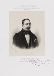 Assemblée nationale, galerie des représentants du peuple - Toussaint Bravard (Puy-de-Dôme)