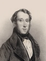 Portrait du pianiste et compositeur George Alexander Osborne 1806-1893, 1850