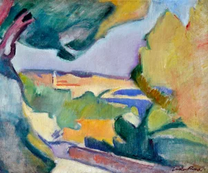 Paysage méditerranéen, vers 1907
