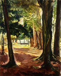Les Arbres Près de la Côte de Grâce