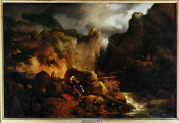 Paysage. Mort de Roland en 778 - Paysage. Mort de Roland en 778 ...