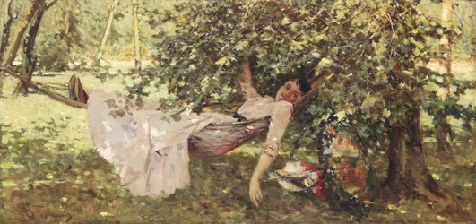 Jeune femme dans l