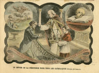 Illustration par Achille Lemot (1846-1909) dans Le Pèlerin