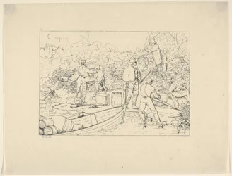 Contrebande de médicaments vers le Sud, des Gravures de la guerre confédérée, 1861-63