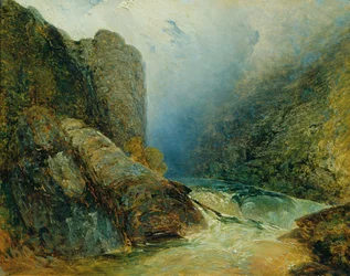 Le mur du diable près de Hohenfurt (Kienberg)