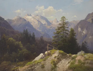 Prof. Waagen die ... Tauern von Berchtesgaden aus