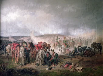La mort du comte Seinsheim à la bataille de Borodino en 1812, 1862