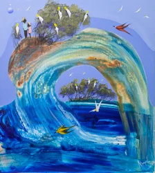 Vague de rêve côtière