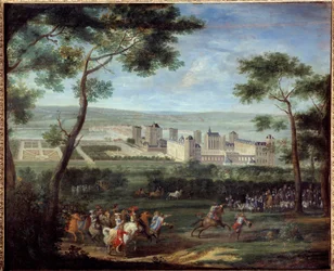 Vue du château de Vincennes vers 1660