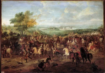 Promenade en calèche du roi Louis XIV, de la reine Marie-Thérèse d