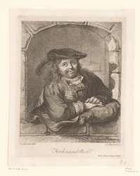 Portrait de Ferdinand Bol à une fenêtre