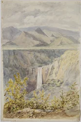 Cascade à Huauchinango, État de Puebla, Mexique