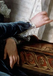 La Comtesse de Selve faisant de la musique (détail)