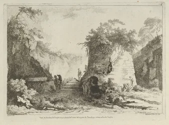 Vue du Tombeau de Virgile, XVIIIe siècle