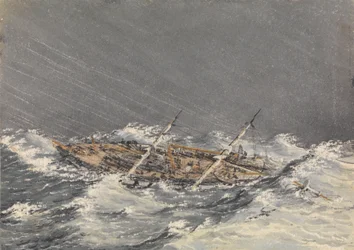Tempête à Mazatlan [Mexique], 28 octobre 1851
