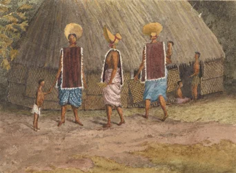 Bonnets du dimanche aux îles Navigators (Samoa), baie d