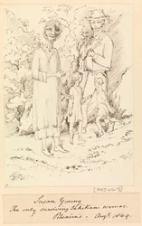Susan Young, La seule femme tahitienne survivante, Île de Pitcairn, août 1849