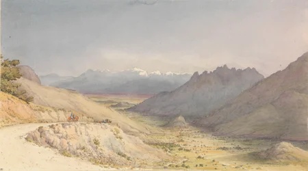 La Cuesta de Chacabuco, en direction de San Felipe de Aconcagua [Chili], 14 janvier 1851