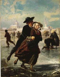 Amoureux Patinant