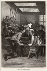 Les jours de foire, les paysans offrent de boire des liqueurs douces aux jeunes filles, le même verre sert à tout le monde, et passe de bouche en bouche, souvent rempli, et permet au jeune prétendant de faire sa cour, au rythme de l