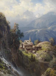 Village dans les Alpes bernoises