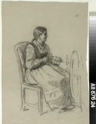Femme qui tourne